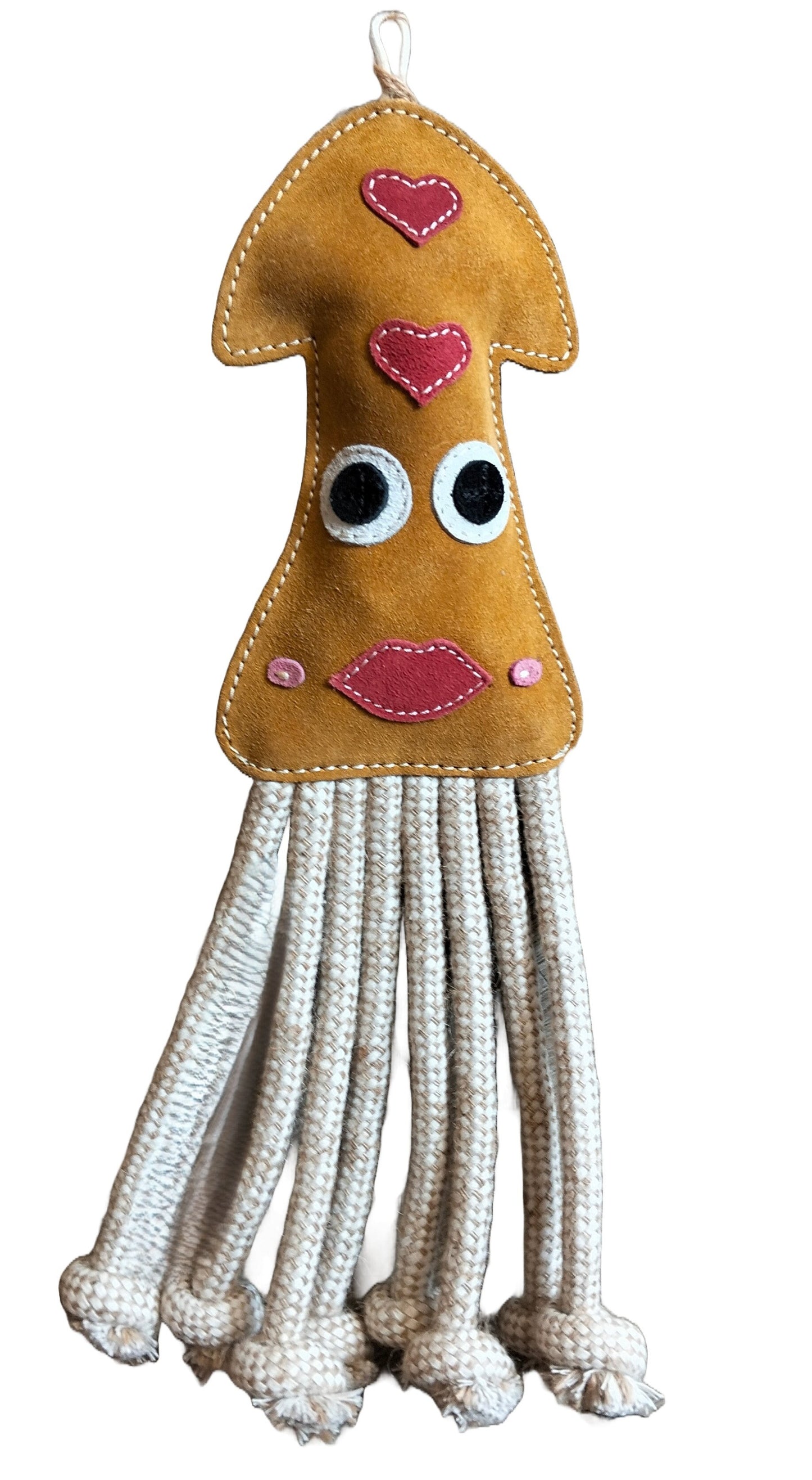 Karen the Squid Shaped Eco Dog Toy