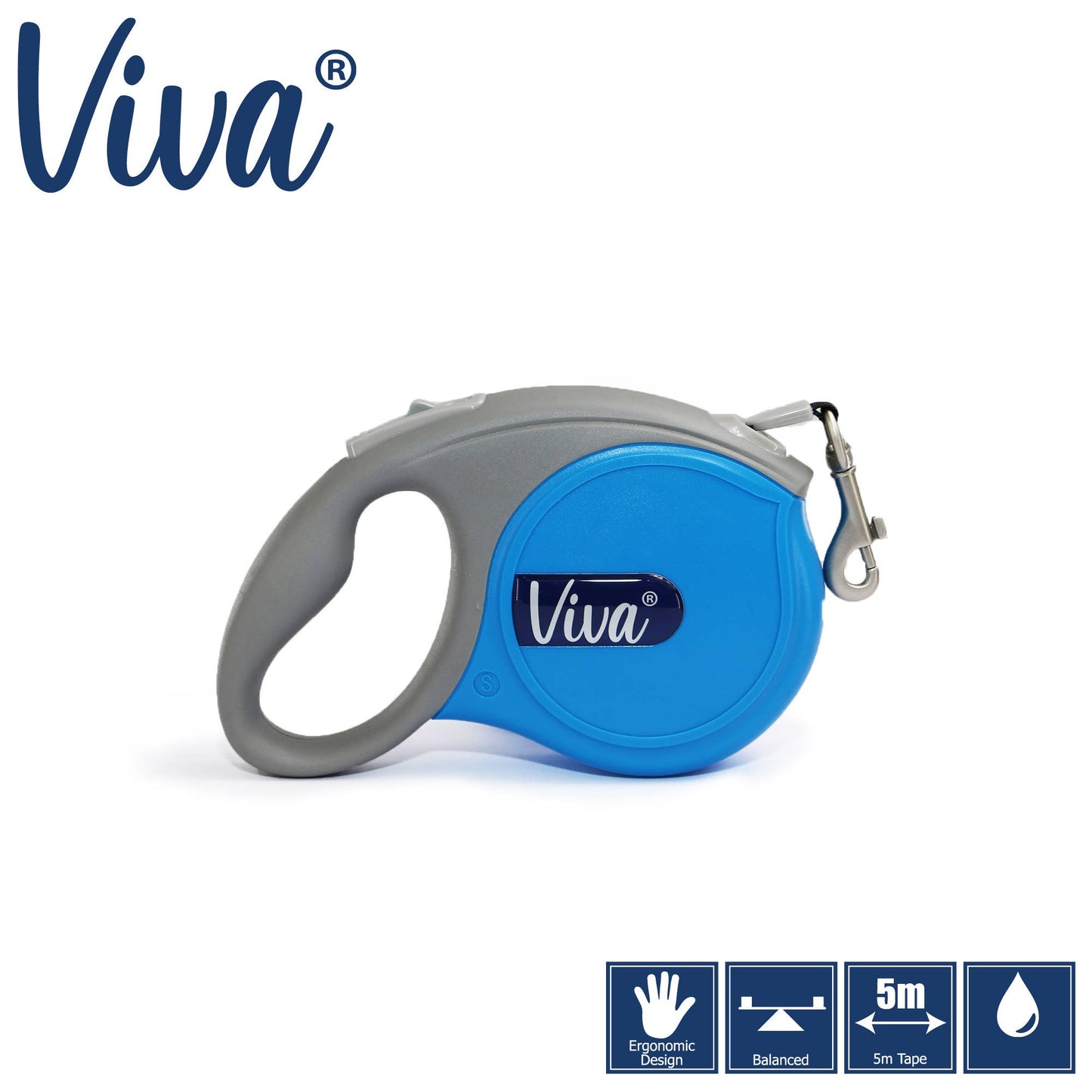 Viva Retractable Lead MEDIUM. Up to 30kg