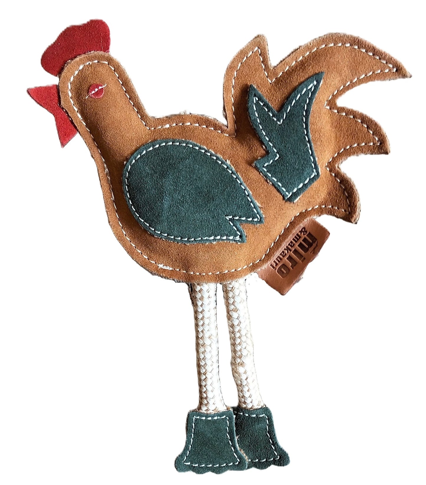 Chadley Chicken Eco Leather Dog Toy