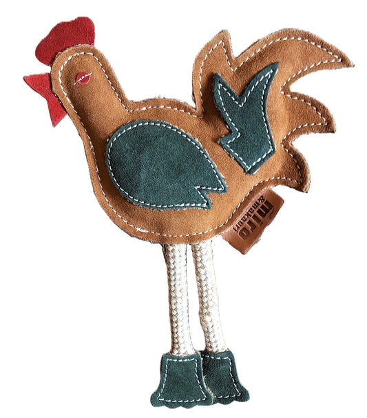 Chadley Chicken Eco Leather Dog Toy